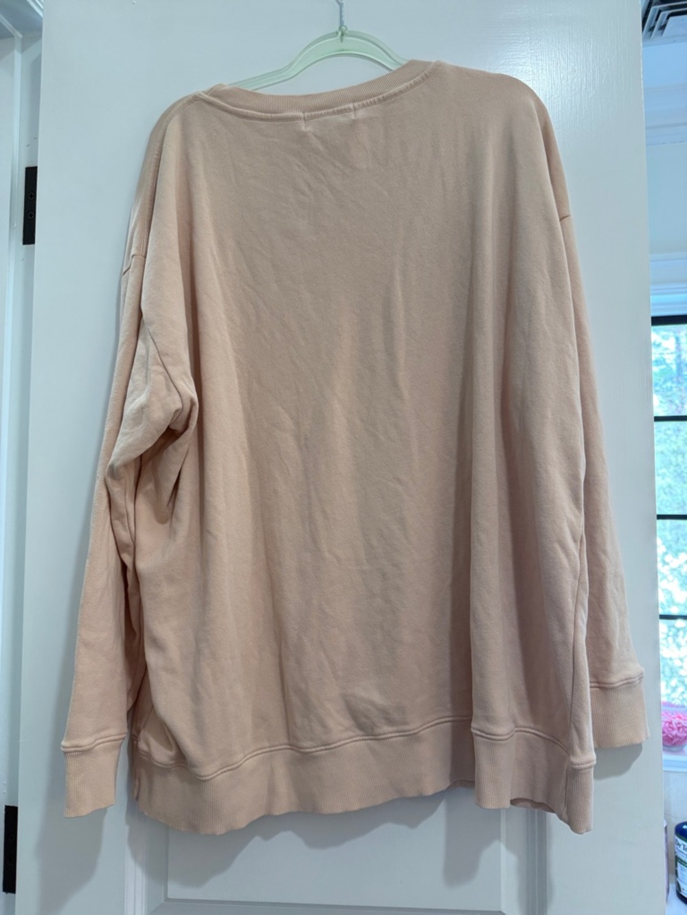 Wildfox Beige  Graphic Face Sweatshirt with Leopard Sunglasses - Picture 4 of 4